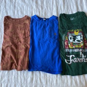Gap and Wes and Willy Bundle Lot of 3 Shirts Size 4T